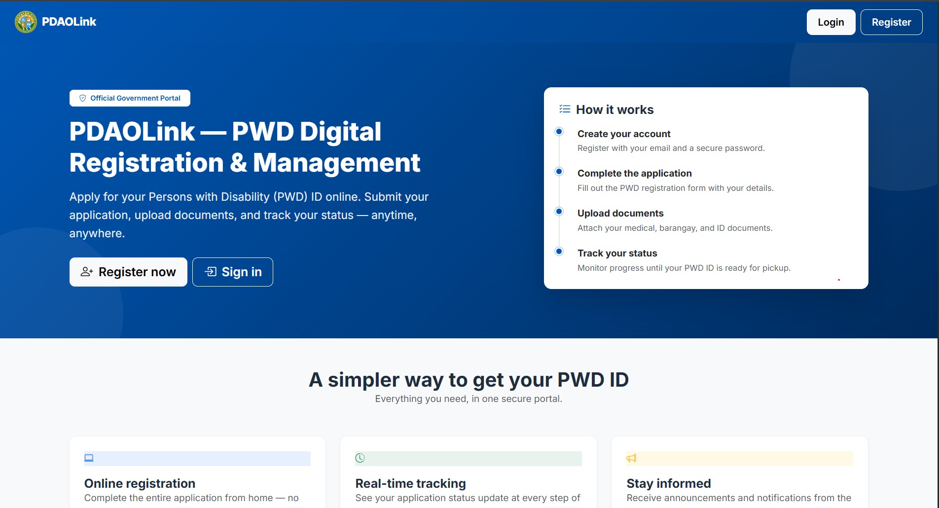 PDAOLink Interface